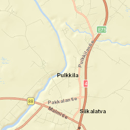 Pulkkila Street Map