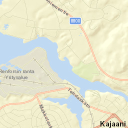Kajaani Street Map