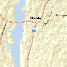 Vindeln Street Map