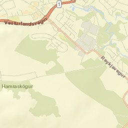 Mosfellsbær Street Map