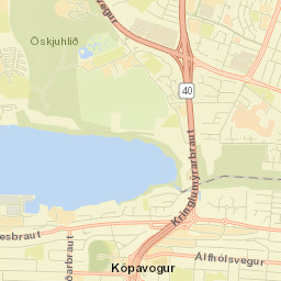 Kópavogur Street Map