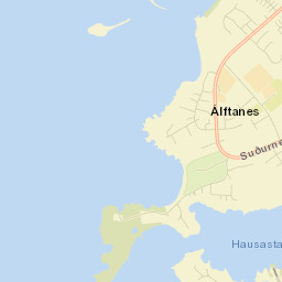 Álftanes Street Map