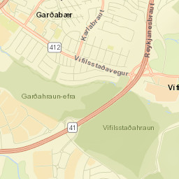 Garðabær Street Map