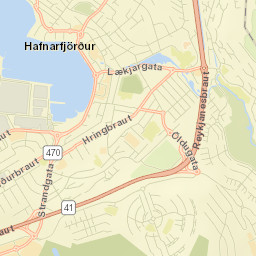 Hafnarfjörður Street Map