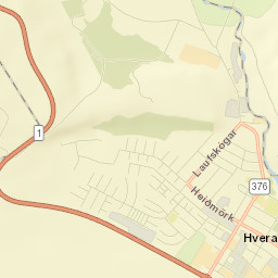 Hveragerði Street Map