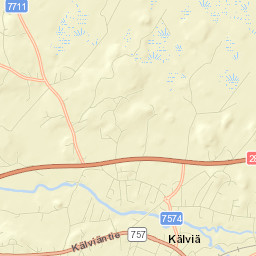 Kälviä Street Map
