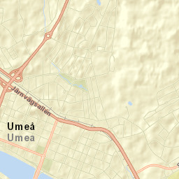 Umeå Street Map