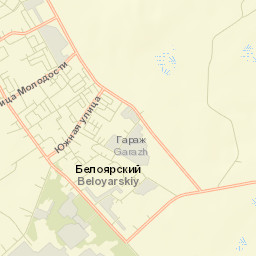 Beloyarskiy Street Map