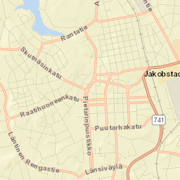 Jakobstad Street Map