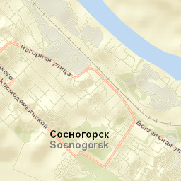 Sosnogorsk Street Map