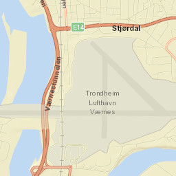 Stjørdalshalsen Street Map