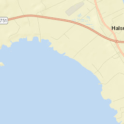 Halsua Street Map