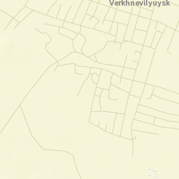 Verkhnevilyuysk Street Map