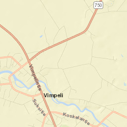 Vimpeli Street Map