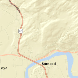 Surnadal Street Map