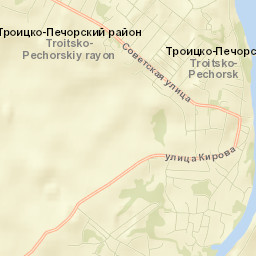 Troitsko-Pechorsk Street Map