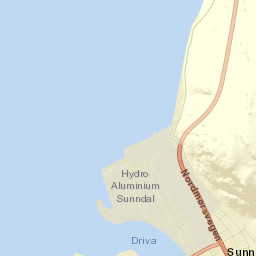 Sunndalsøra Street Map
