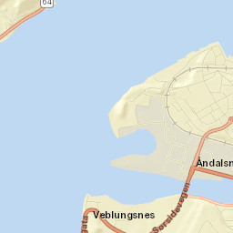 Åndalsnes Street Map