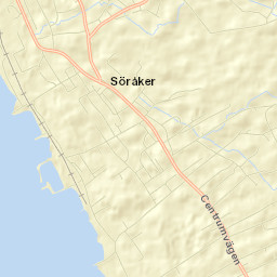 Söråker Street Map