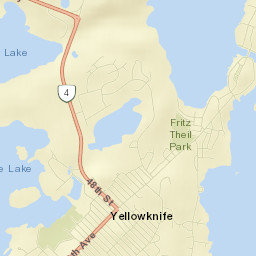 Yellowknife Street Map