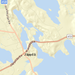 Jäppilä Street Map