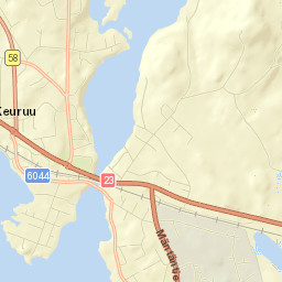 Keuruu Street Map