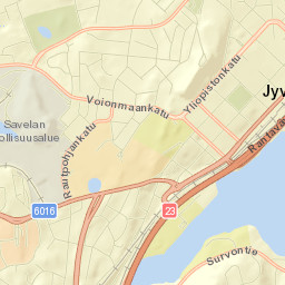 Jyväskylä Street Map