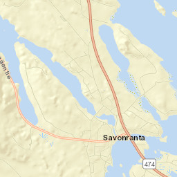 Savonranta Street Map