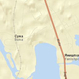 Yanishpole Street Map