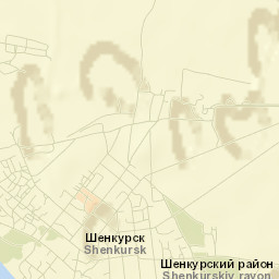 Shenkursk Street Map