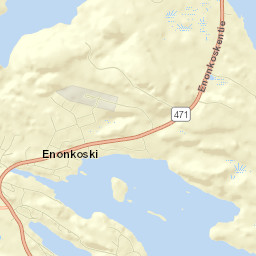 Enonkoski Street Map