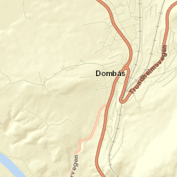 Dombås Street Map