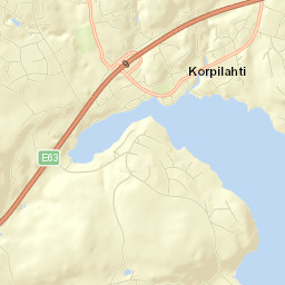 Korpilahti Street Map