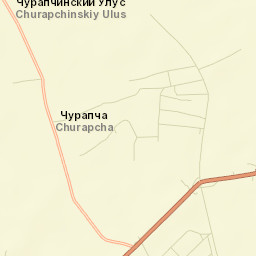 Churapcha Street Map