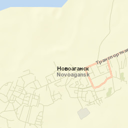 Novoagansk Street Map