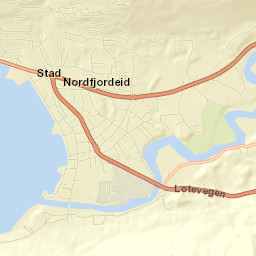 Nordfjordeid Street Map