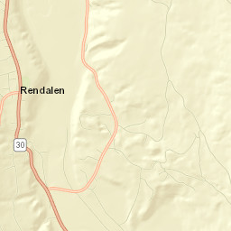 Rendalen Street Map