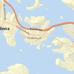 Savonlinna Street Map