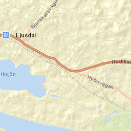 Ljusdal Street Map
