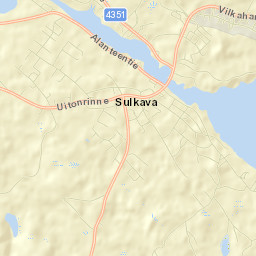 Sulkava Street Map
