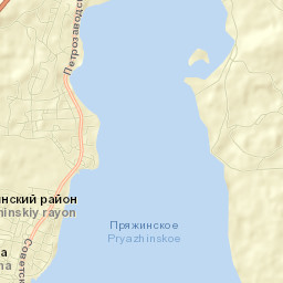 Pryazha Street Map