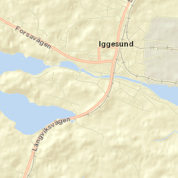 Iggesund Street Map