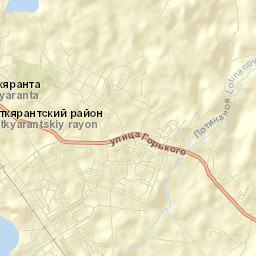Pitkyarantskiy Rayon Street Map