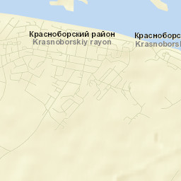 Krasnoborsk Street Map
