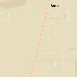 Butte Street Map
