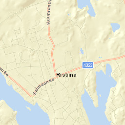 Ristiina Street Map