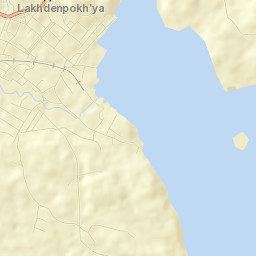Lakhdenpokh’ya Street Map
