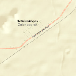 Zelenoborsk Street Map