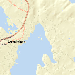 Luopioinen Street Map