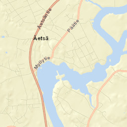Äetsä Street Map